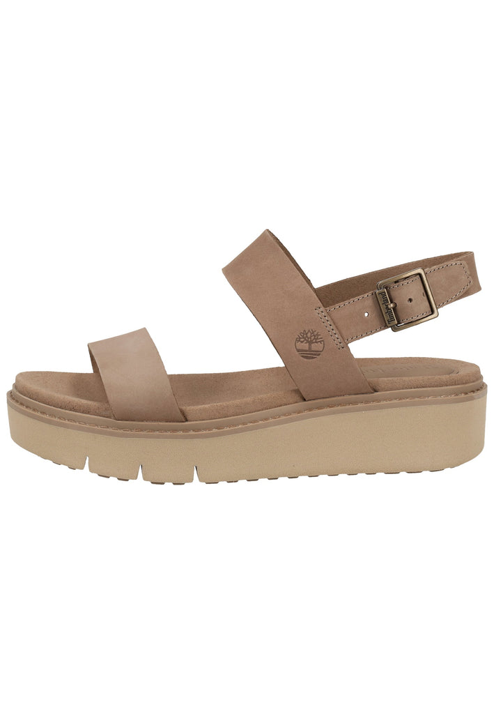 Timberland Sandalen Nubukleder Taupe - surf4shoes
