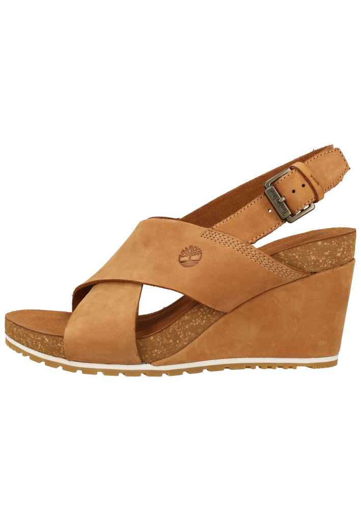 Timberland Sandalen Nubukleder Mittelbraun - surf4shoes