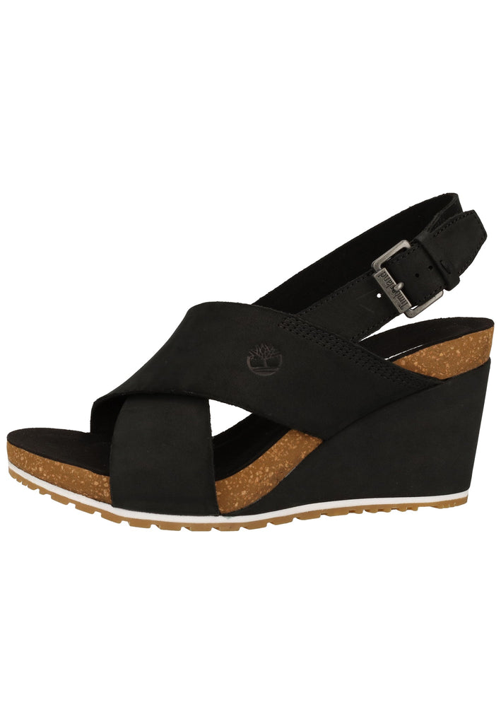 Timberland Sandalen Nubukleder Schwarz - surf4shoes