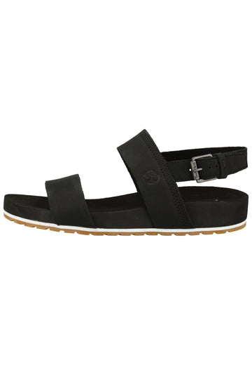 Timberland Sandalen Nubukleder Schwarz - surf4shoes
