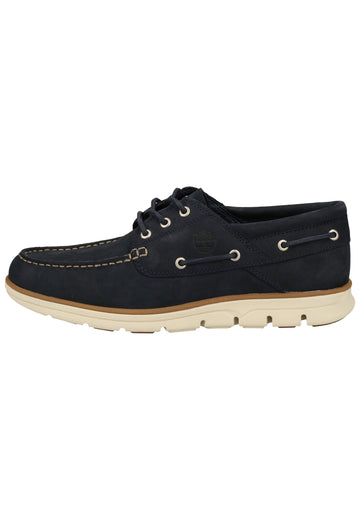 Timberland Halbschuhe Nubukleder Navy - surf4shoes