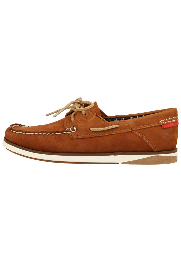Timberland Halbschuhe Leder/Textil Mittelbraun - surf4shoes