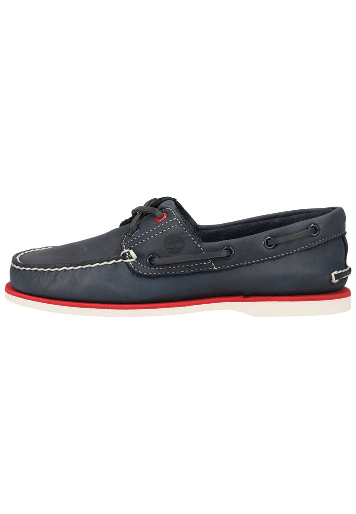 Timberland Halbschuhe Leder Navy - surf4shoes