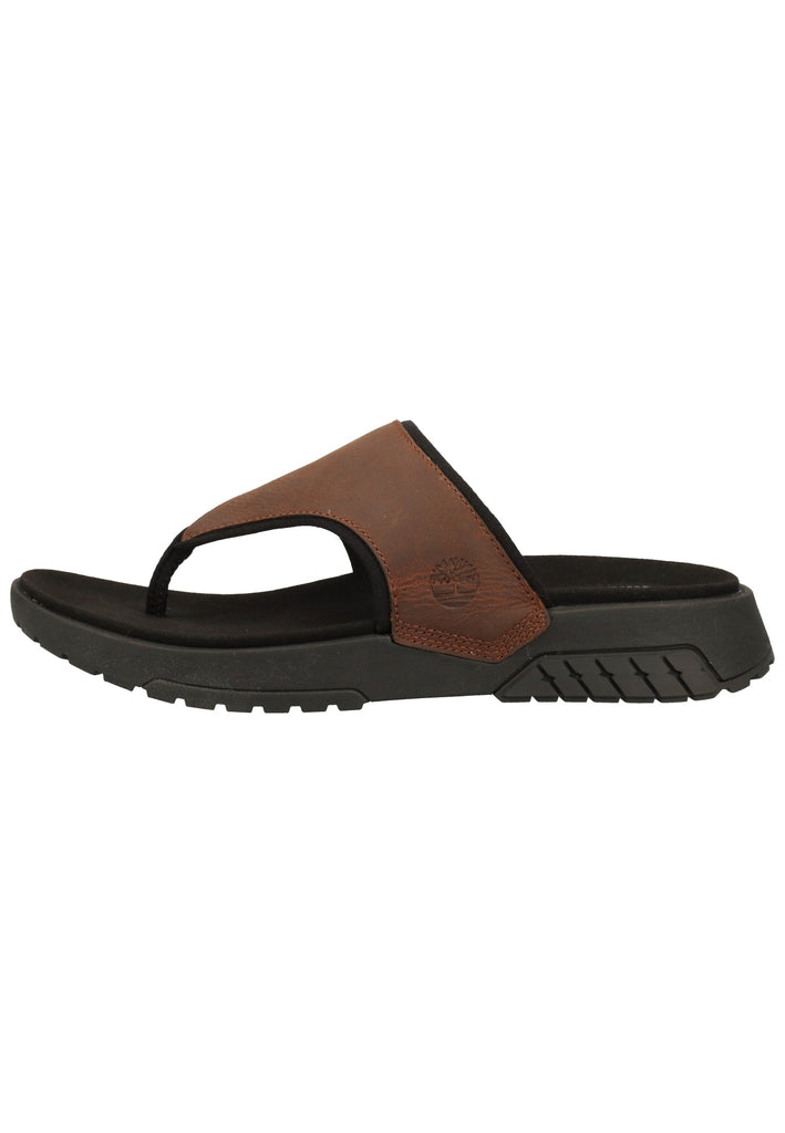 Timberland Sandalen Leder/Textil Braun - surf4shoes