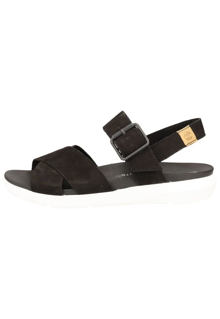 Timberland Sandalen Nubukleder Schwarz - surf4shoes