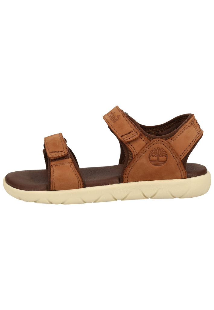 Timberland Sandalen Leder/Textil Cappuccino - surf4shoes
