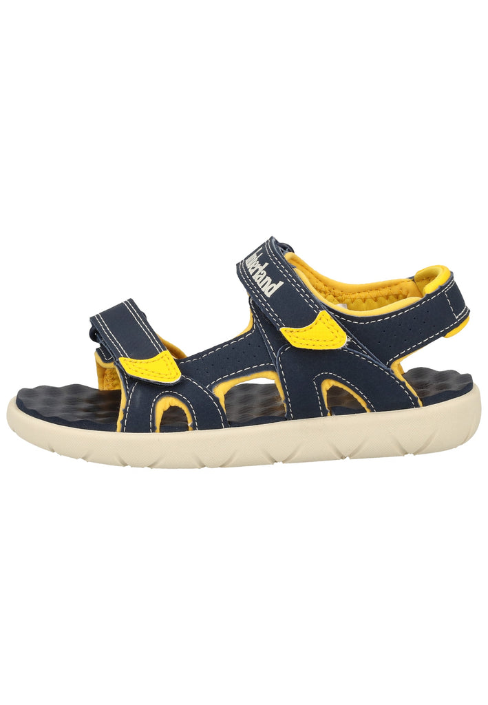 Timberland Sandalen Lederimitat Blau/Gelb - surf4shoes