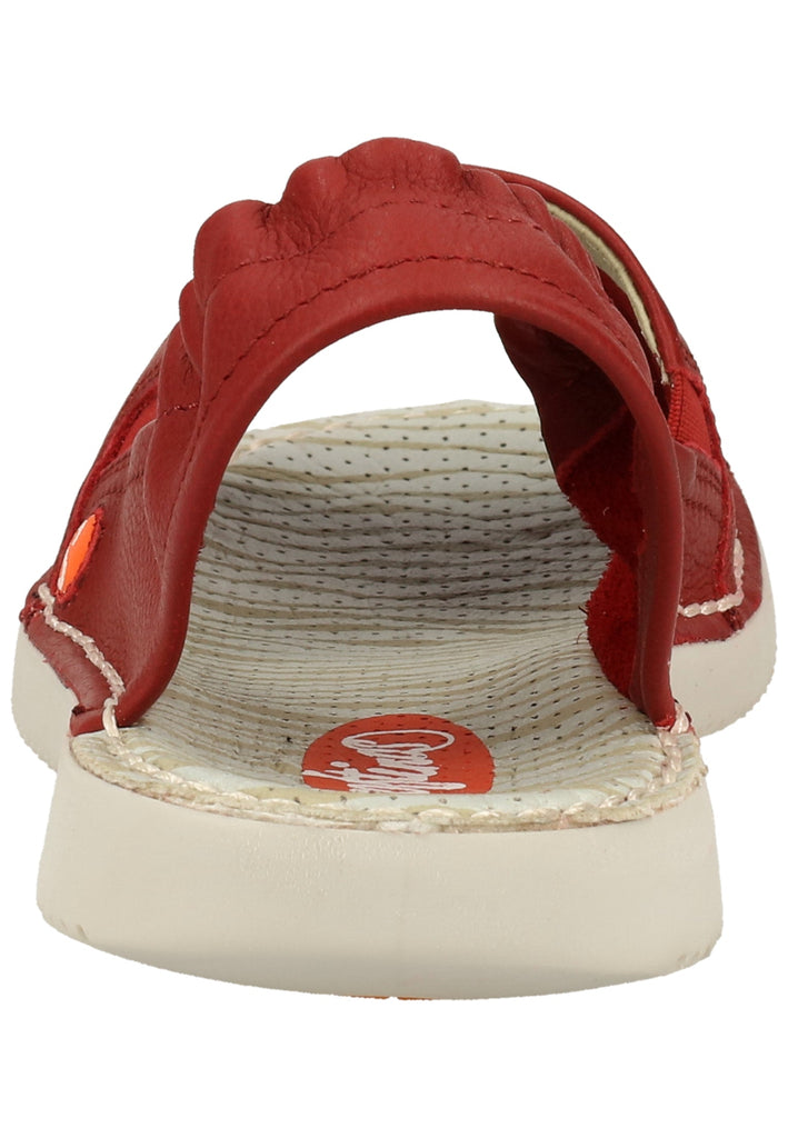 softinos Sandalen Leder/Textil Red - surf4shoes