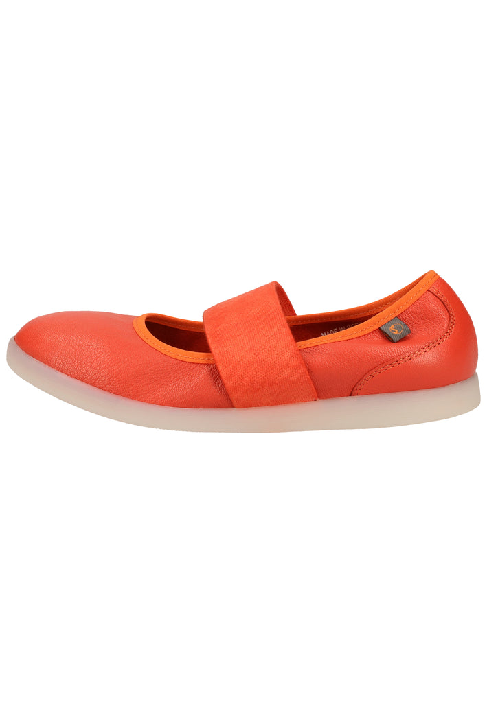 softinos Ballerinas Lederimitat Rot - surf4shoes