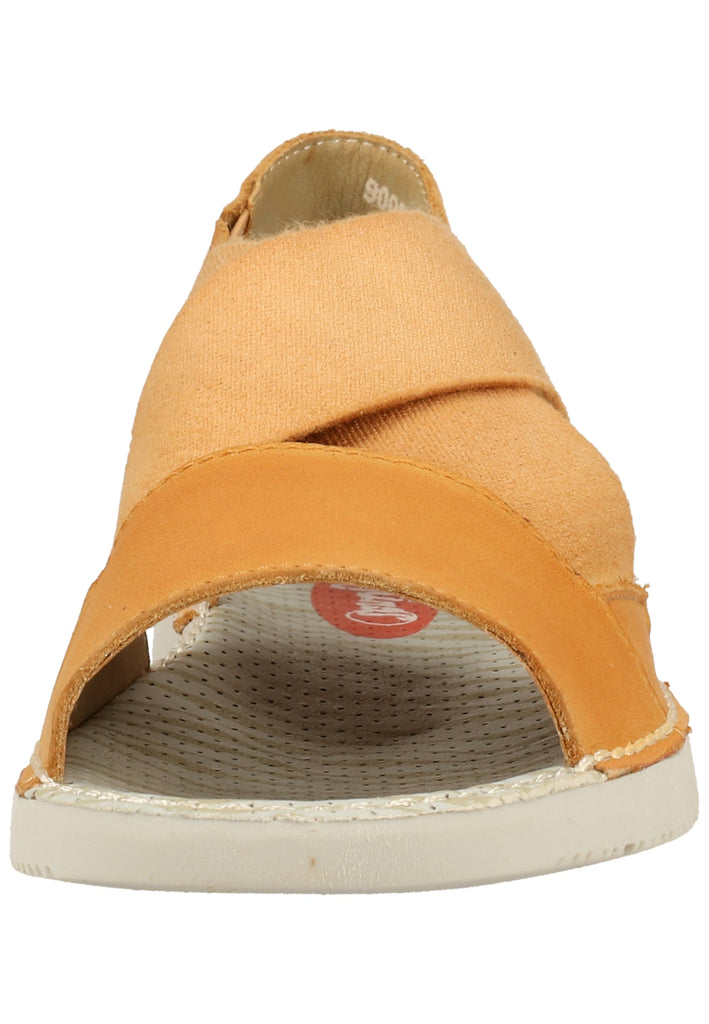 softinos Sandalen Leder/Textil Orange - surf4shoes