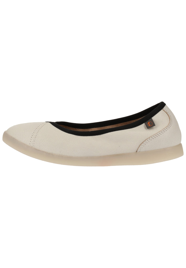 softinos Ballerinas Leder White - surf4shoes