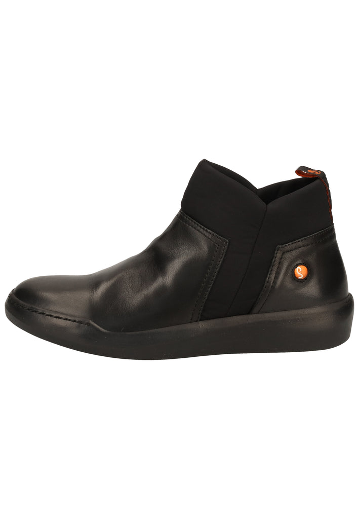 softinos Stiefelette Leder Schwarz - surf4shoes