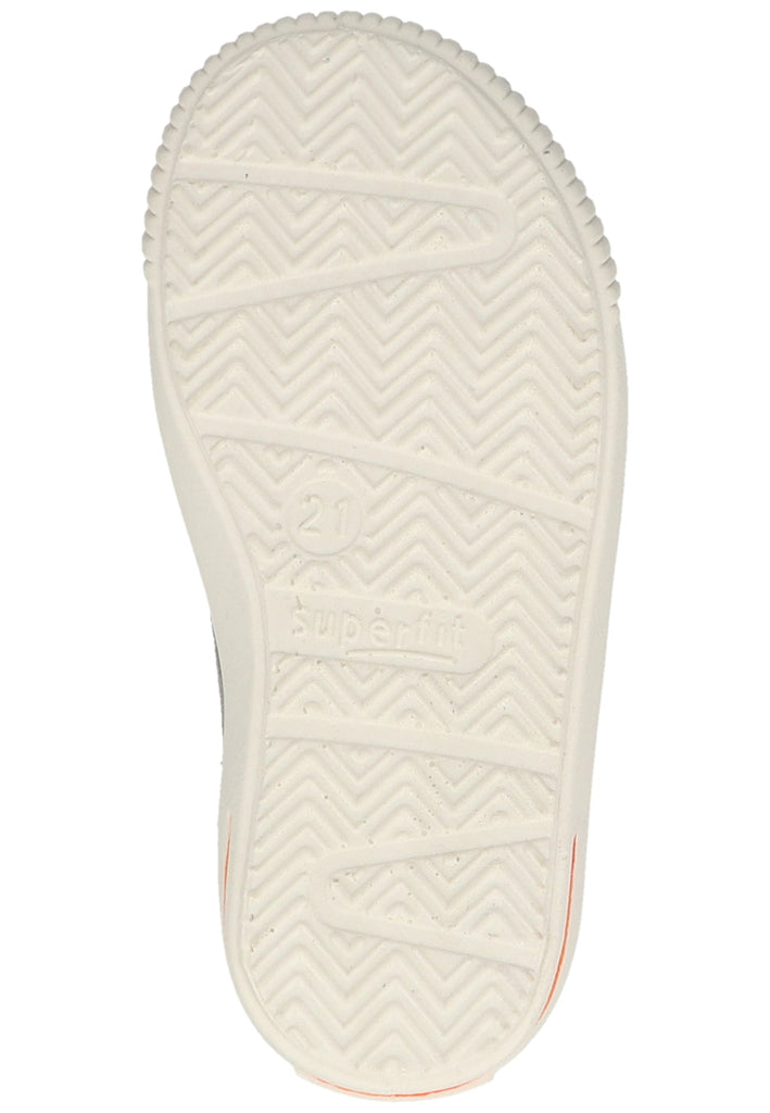 Superfit Halbschuhe Veloursleder Grau/Orange - surf4shoes