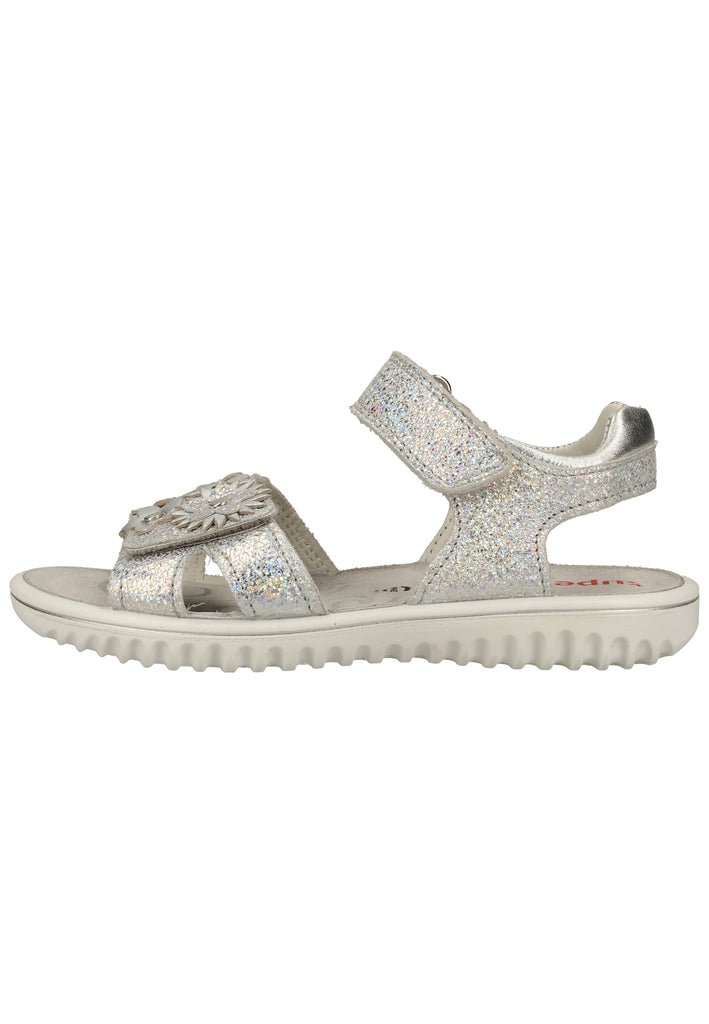 Superfit Sandalen Leder Metallic Silver - surf4shoes
