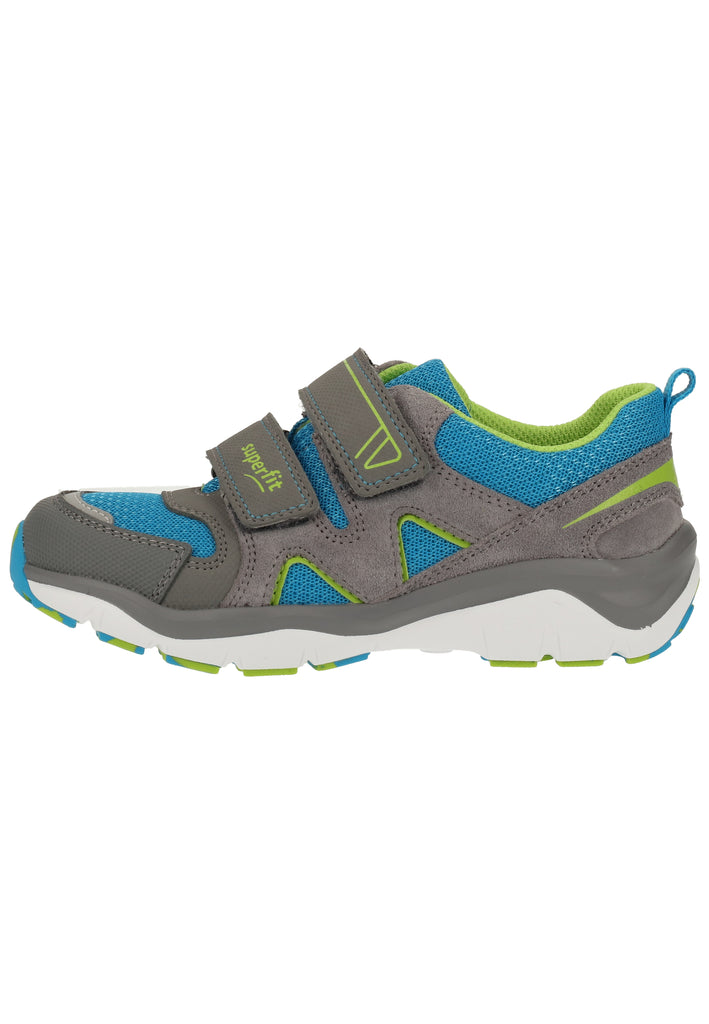 Superfit Halbschuhe Leder/Textil Grau/Blau - surf4shoes