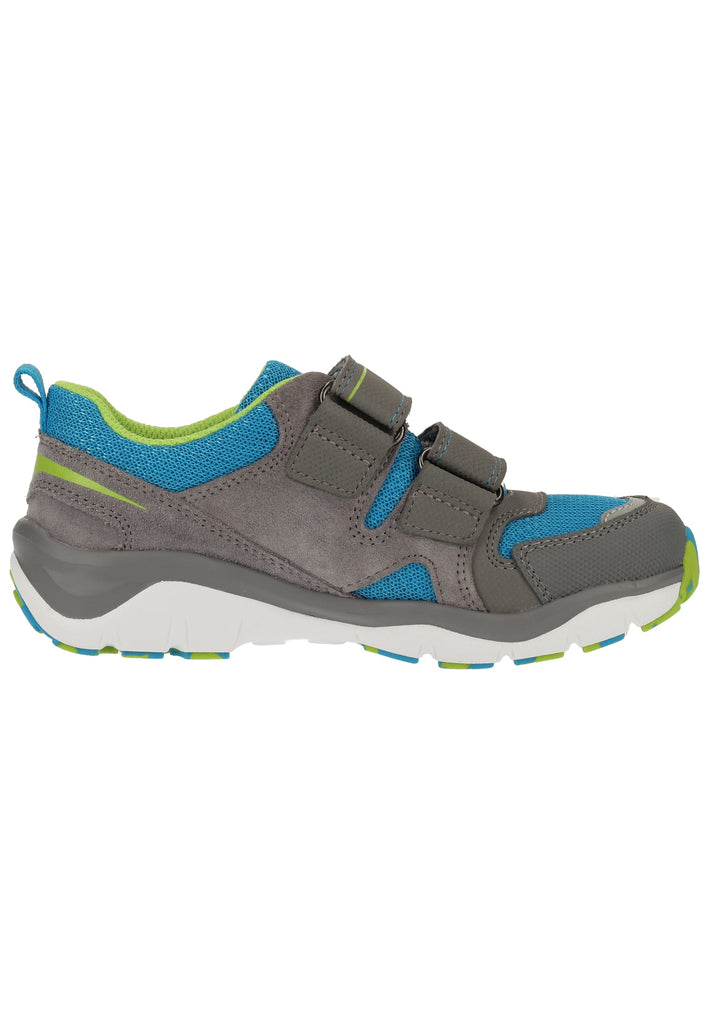Superfit Halbschuhe Leder/Textil Grau/Blau - surf4shoes