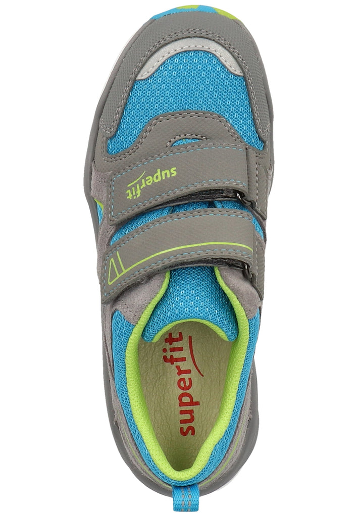 Superfit Halbschuhe Leder/Textil Grau/Blau - surf4shoes