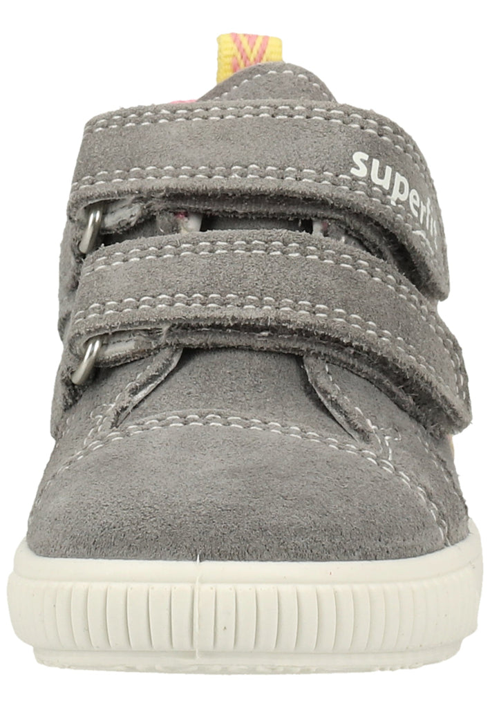 Superfit Halbschuhe Veloursleder Grau/gelb - surf4shoes