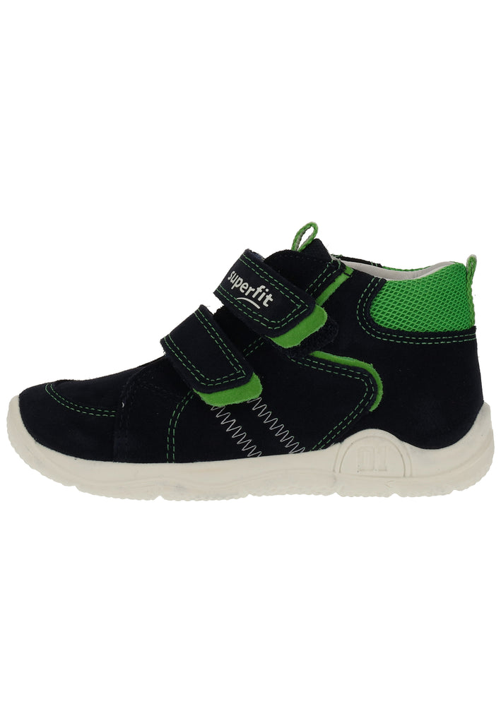 Superfit Halbschuhe Veloursleder Blau/Grün - surf4shoes