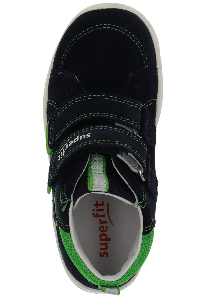 Superfit Halbschuhe Veloursleder Blau/Grün - surf4shoes
