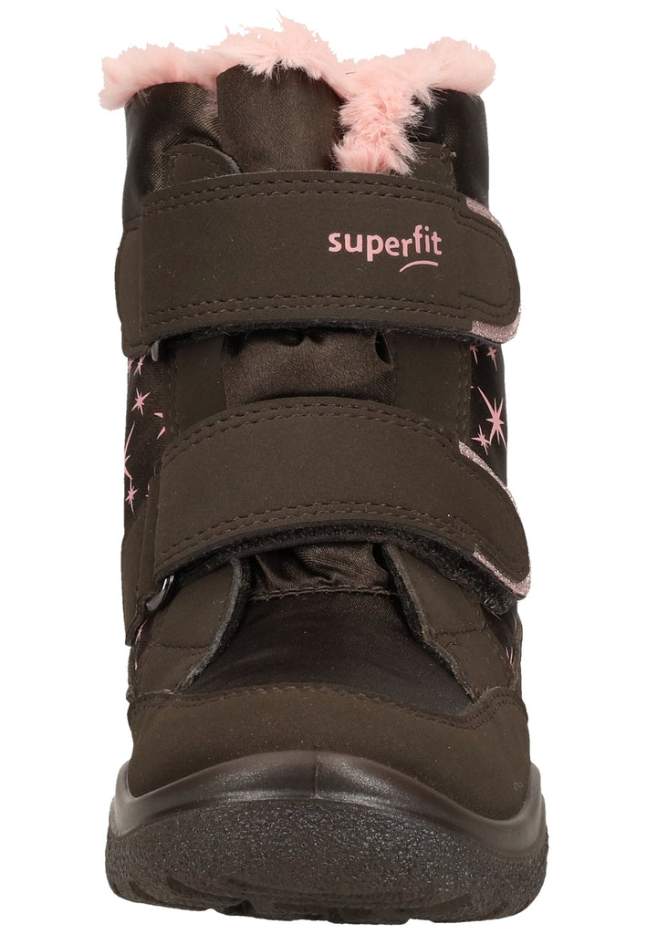 Superfit Stiefel Textil Braun/Rosa - surf4shoes