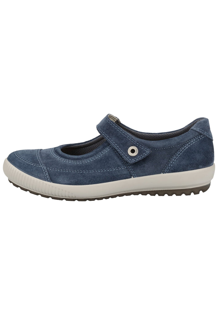Legero Ballerinas Veloursleder Blau - surf4shoes