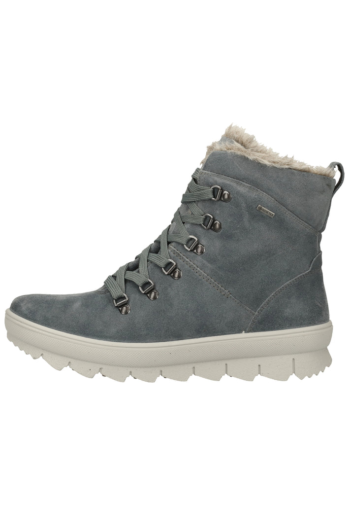 Legero Stiefelette Veloursleder Grau - surf4shoes