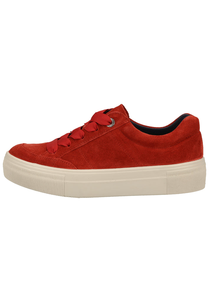 Legero Sneaker Veloursleder Rot - surf4shoes