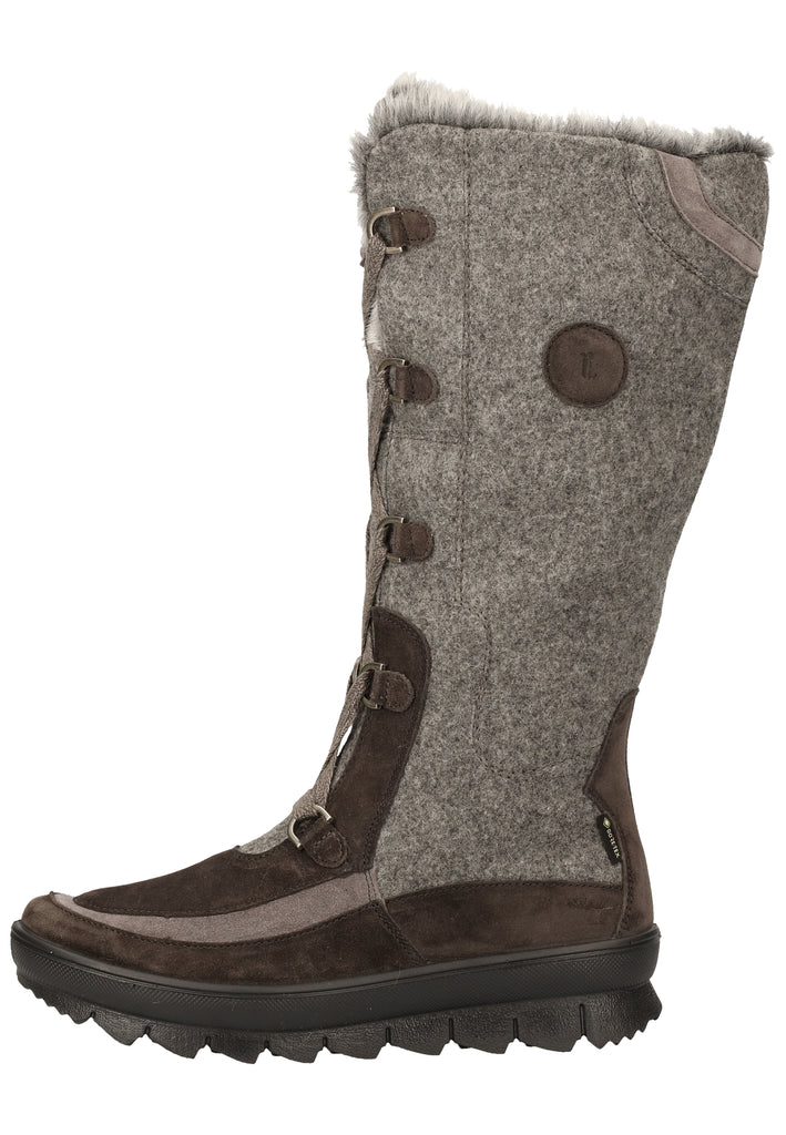 Legero Stiefel Veloursleder/Textil Grau Warmfutter - surf4shoes