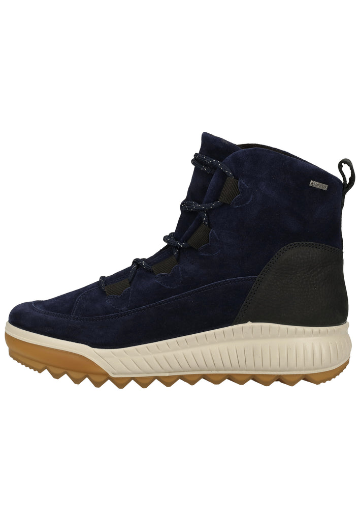 Legero Stiefelette Veloursleder Blau Warmfutter - surf4shoes