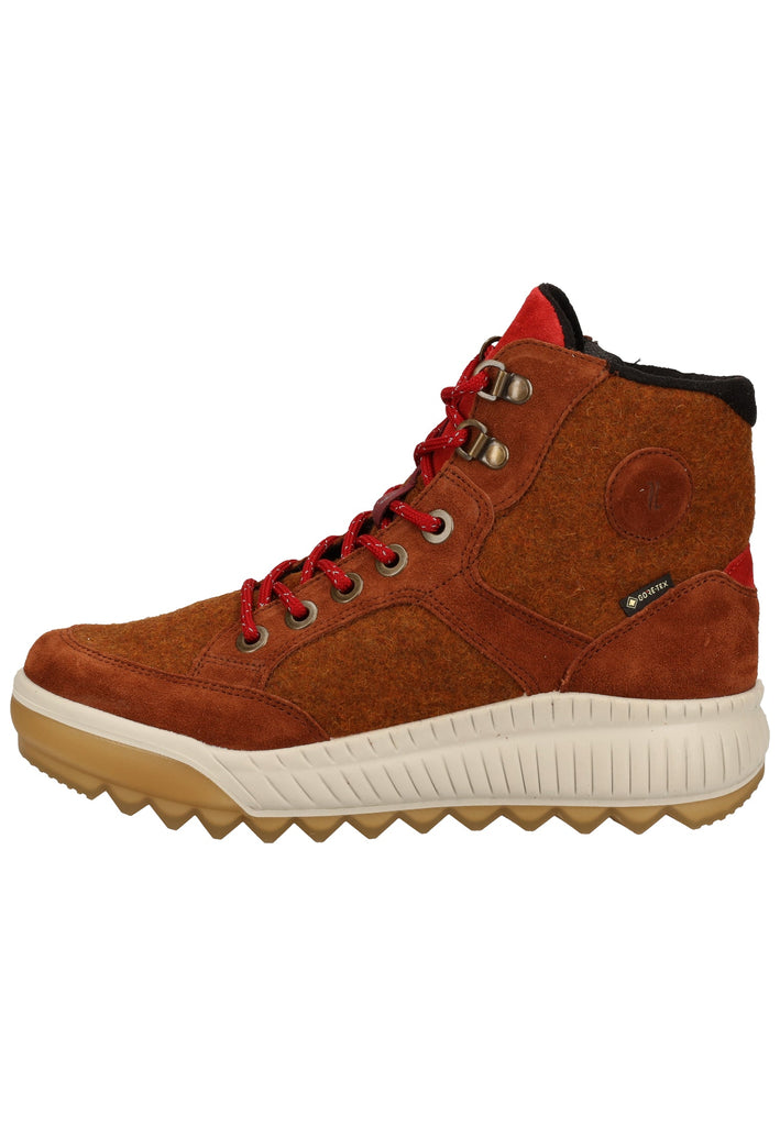 Legero Stiefelette Veloursleder/Textil Cognac - surf4shoes