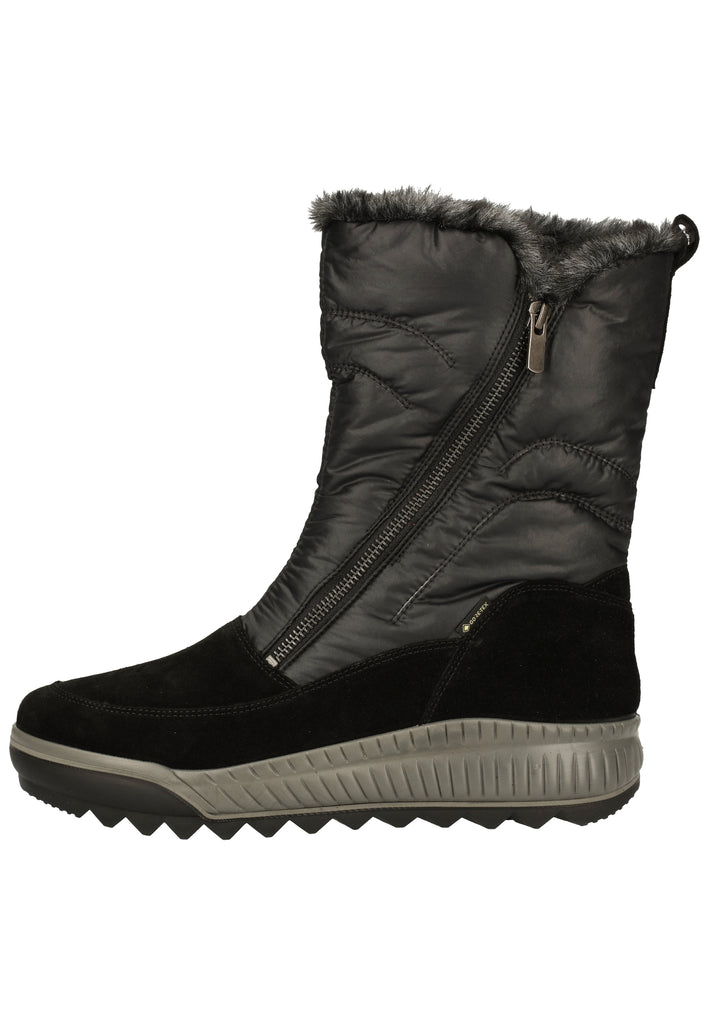 Legero Stiefel Veloursleder/Textil Schwarz Warmfutter - surf4shoes