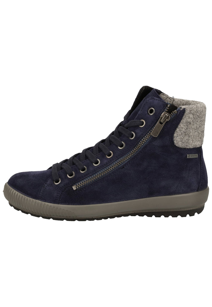 Legero Stiefelette Veloursleder Blau - surf4shoes