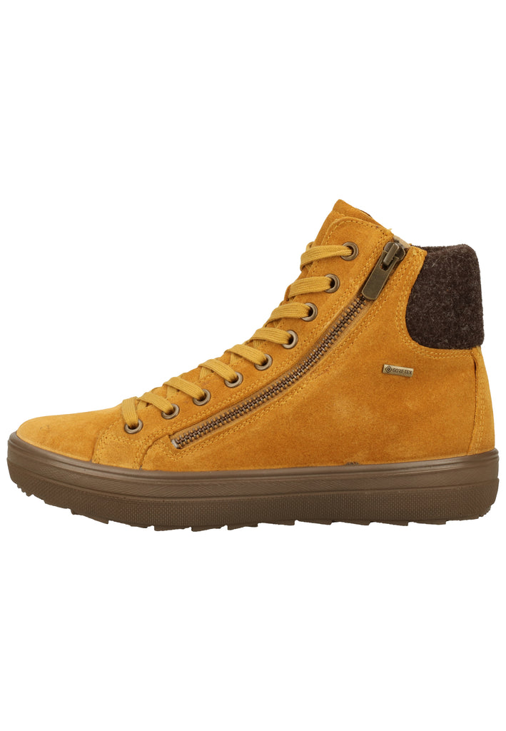 Legero Stiefelette Veloursleder Gelb - surf4shoes