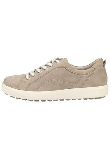 Jana Sneaker Nubukleder Grau - surf4shoes