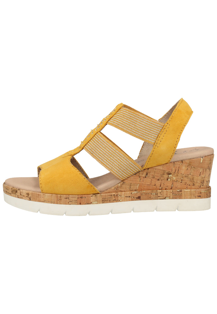 Jana Sandalen Leder Gelb - surf4shoes