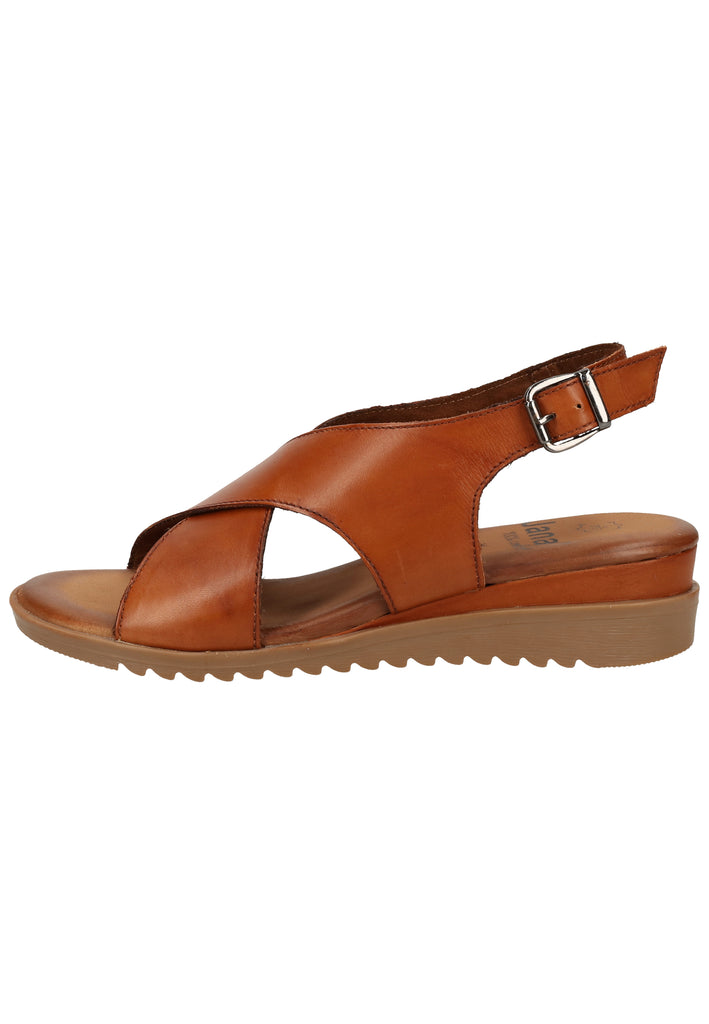 Jana Sandalen Leder Braun - surf4shoes