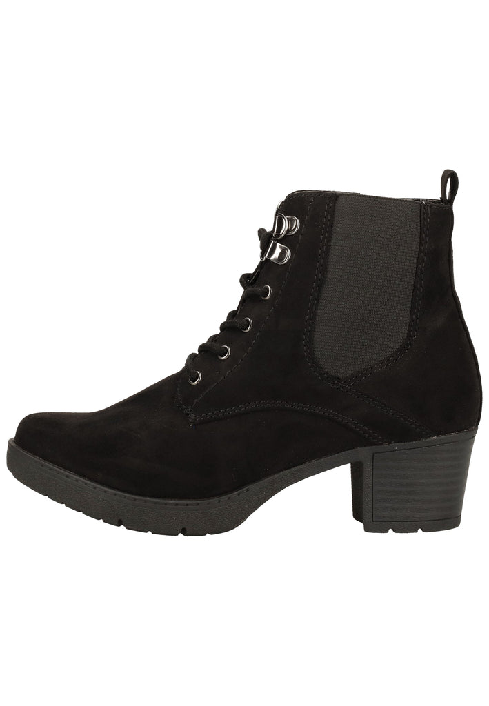 Jana Stiefelette Textil Schwarz - surf4shoes