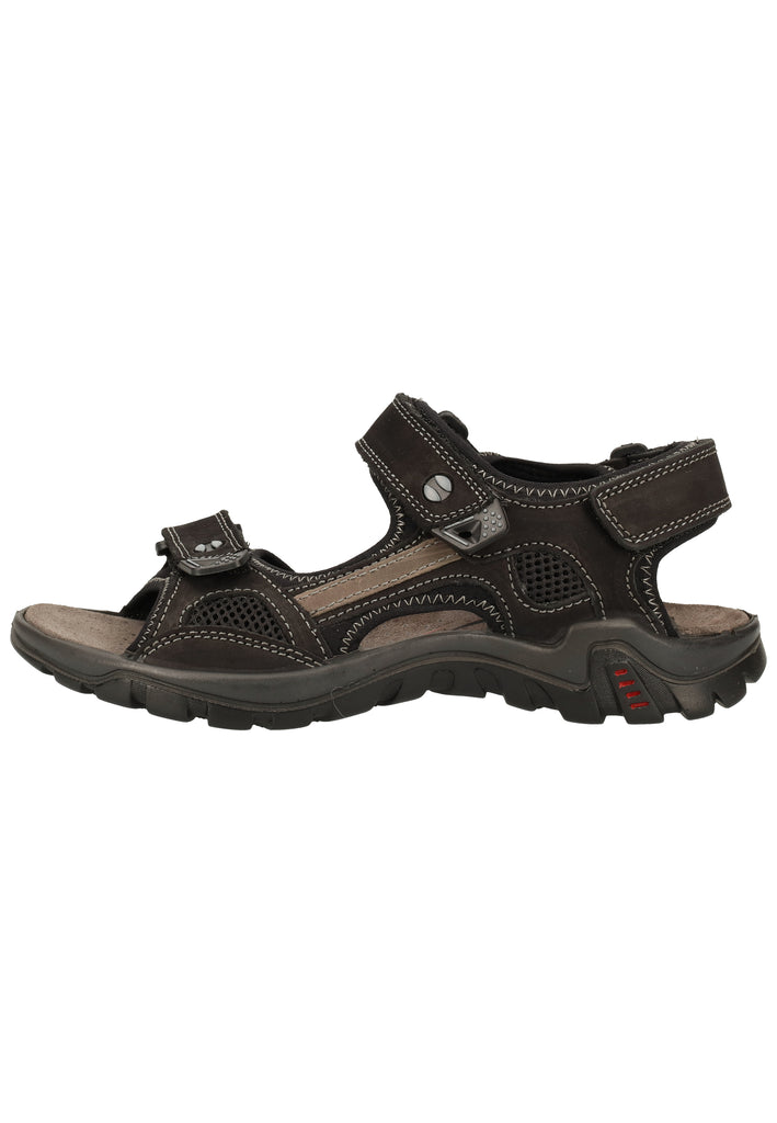 Salamander Sandalen Leder Schwarz - surf4shoes