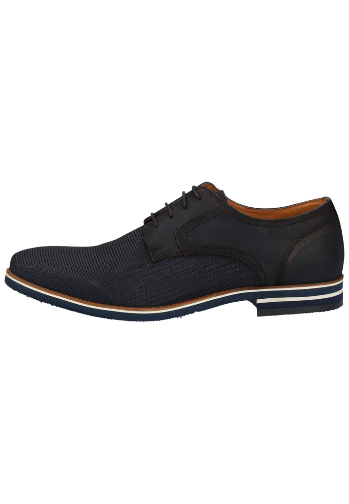 Salamander Businessschuhe Leder/Textil Navy - surf4shoes