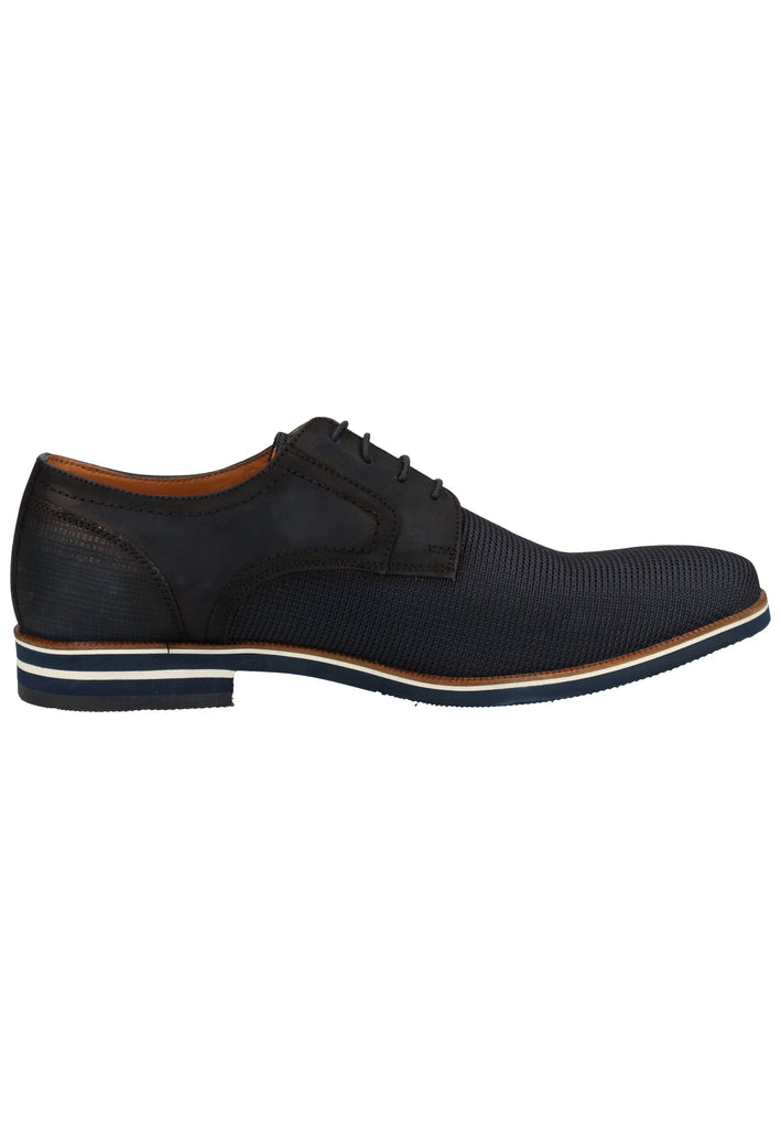 Salamander Businessschuhe Leder/Textil Navy - surf4shoes