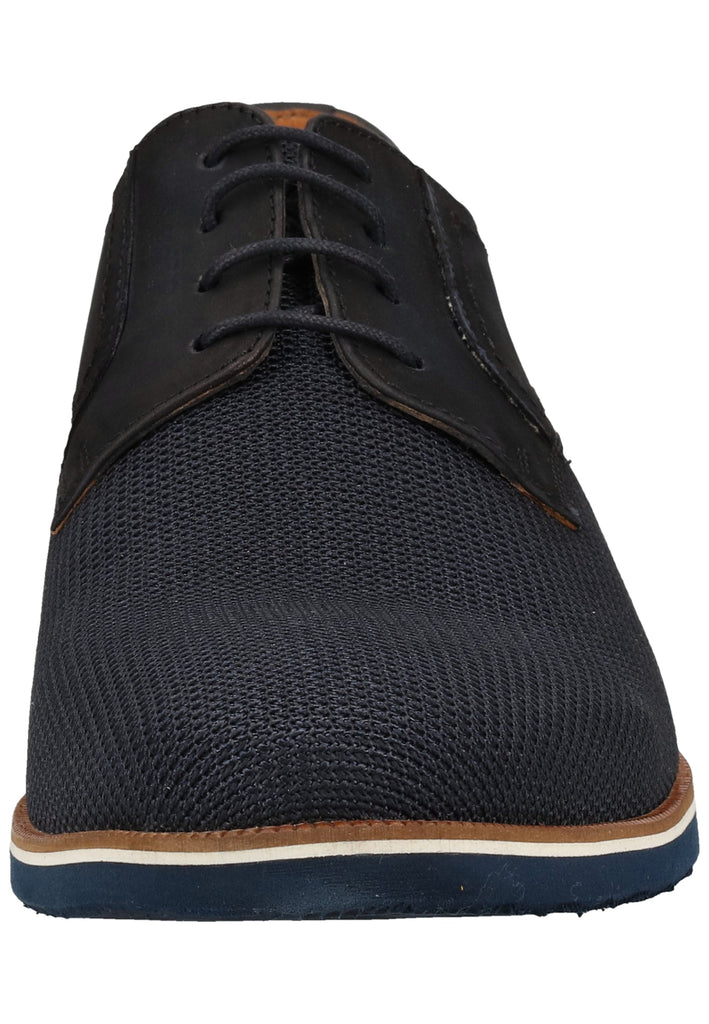 Salamander Businessschuhe Leder/Textil Navy - surf4shoes