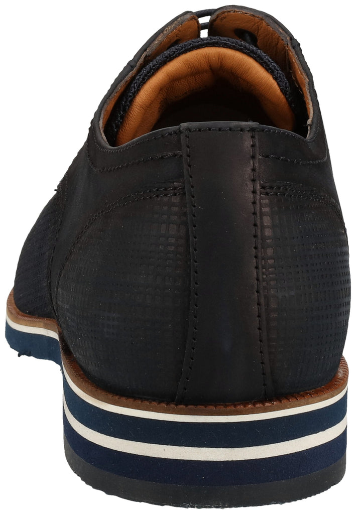 Salamander Businessschuhe Leder/Textil Navy - surf4shoes