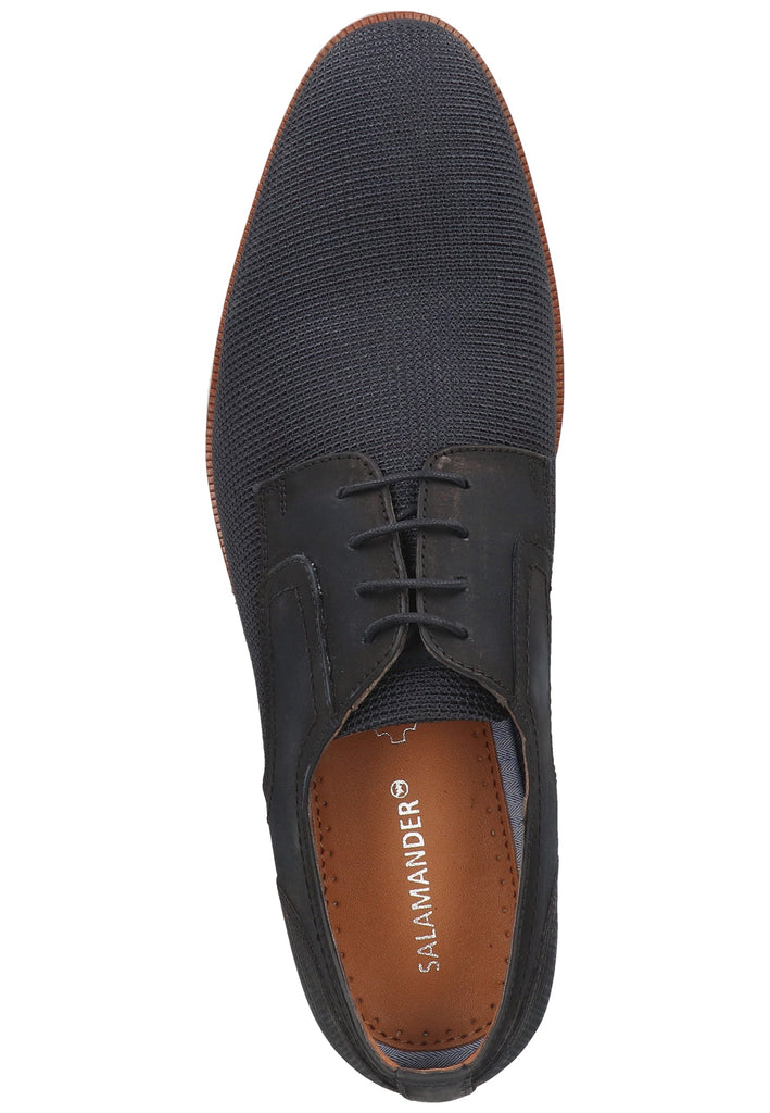 Salamander Businessschuhe Leder/Textil Navy - surf4shoes