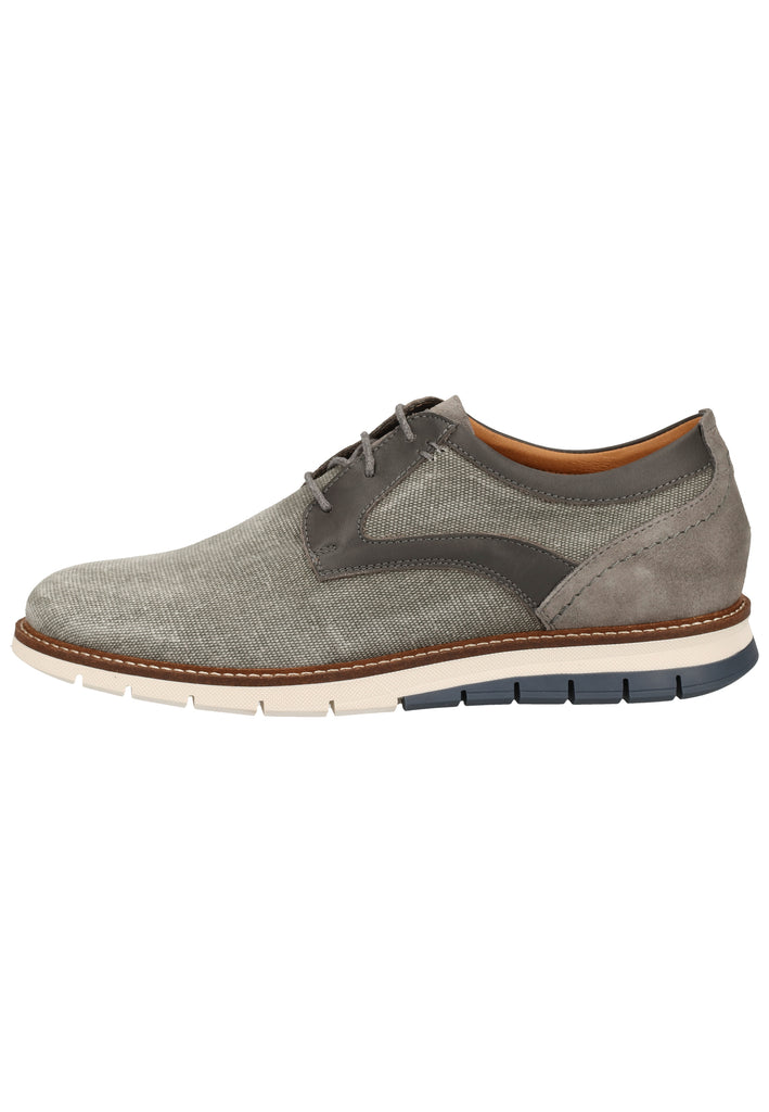 Salamander Halbschuhe Leder/Textil Grau - surf4shoes