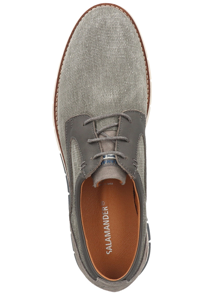 Salamander Halbschuhe Leder/Textil Grau - surf4shoes
