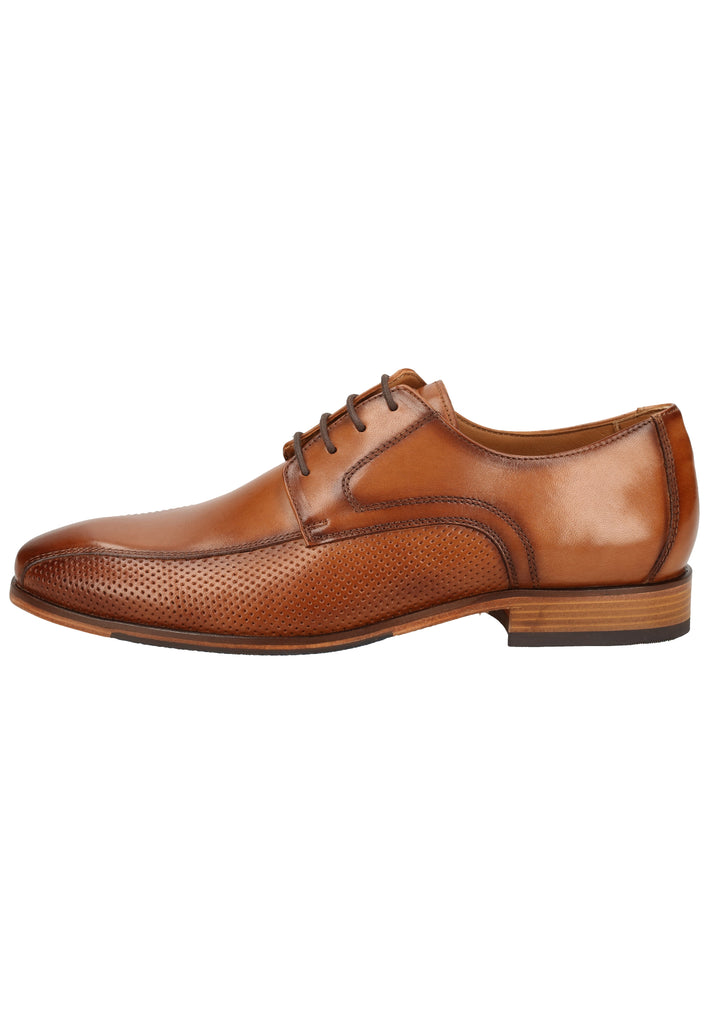 Salamander Businessschuhe Glattleder Cognac - surf4shoes