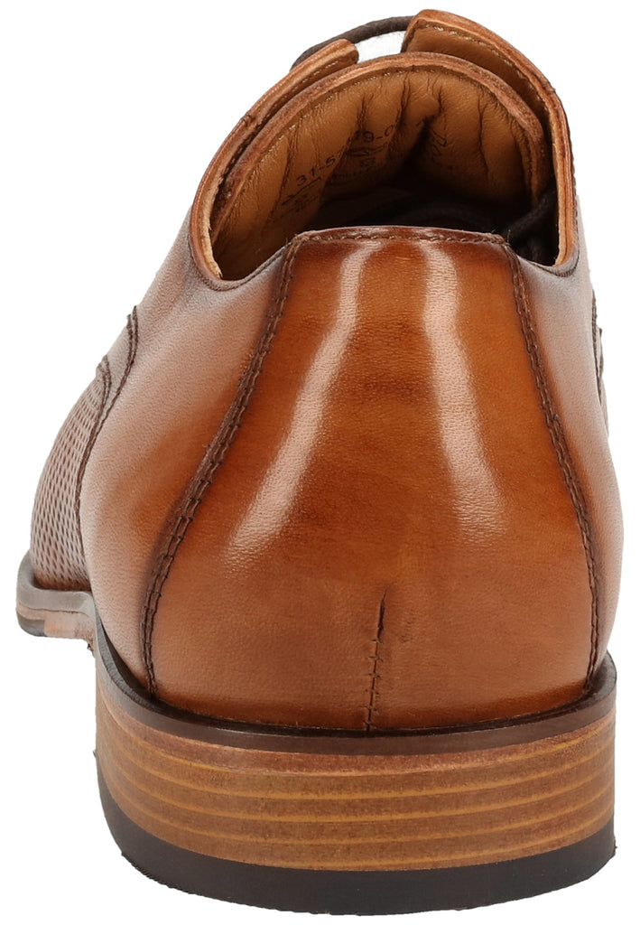 Salamander Businessschuhe Glattleder Cognac - surf4shoes