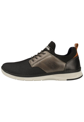 Salamander Sneaker Leder/Textil Schwarz/Grau - surf4shoes