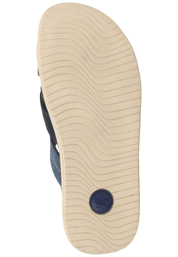 Salamander Pantoletten Leder/Textil Navy - surf4shoes